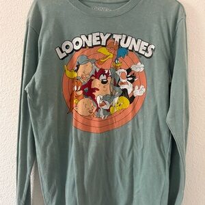 Warner Bros. Looney Tunes Green Shirt